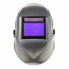 Powerweld Auto-Darkening Welding Helmet with Variable Shade TrueColor Lens, Shades 4-13, Steel Plate PWH9000G8